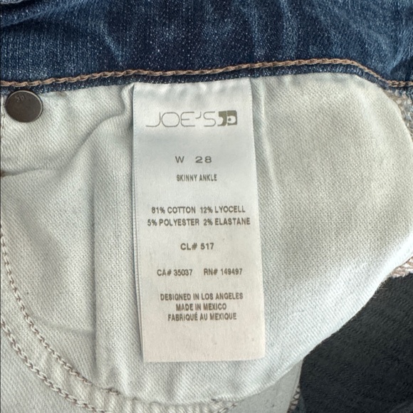 NWT Skinny Ankle Joe’s Jeans - Picture 6 of 6